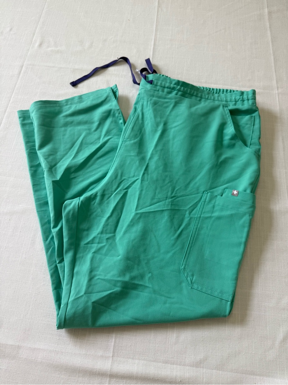 Figs Yola Technical Collection Scrub Skinny Pants Regular Women’s Green 2XL NWT